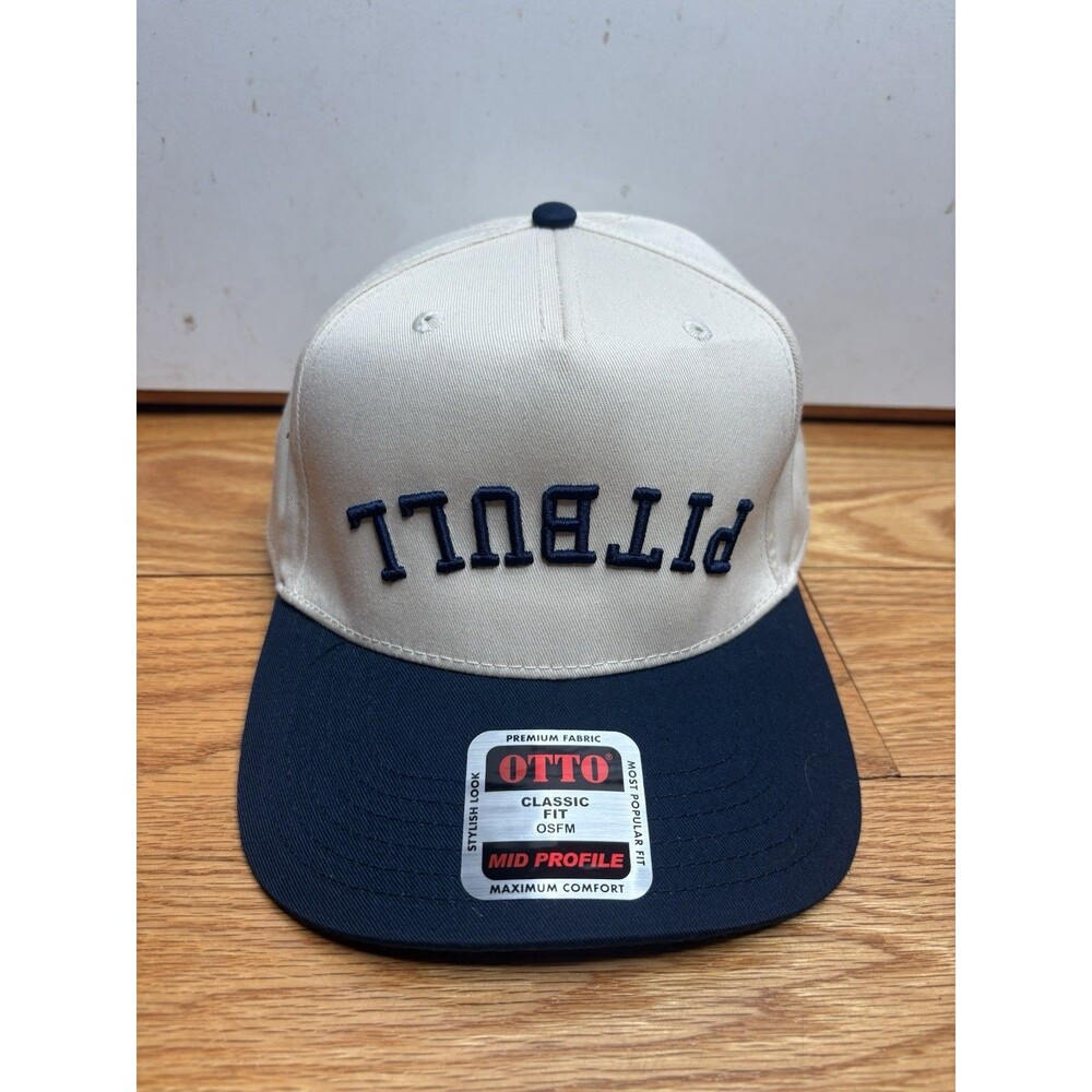 PITBULL Music Tour Concert OTTO Hat Cap SnapBack Arch Spellout MR 305